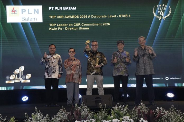 PT PLN Batam kembali menorehkan prestasi di bidang Tanggung Jawab Sosial dan Lingkungan (TJSL) atau Corporate Social Responsibility (CSR) perusahaan.