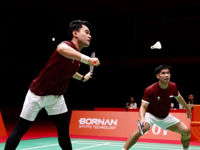 Leo Rolly Carnando/Daniel Martin di Asian Games 2026. (Foto: dok. PBSI)